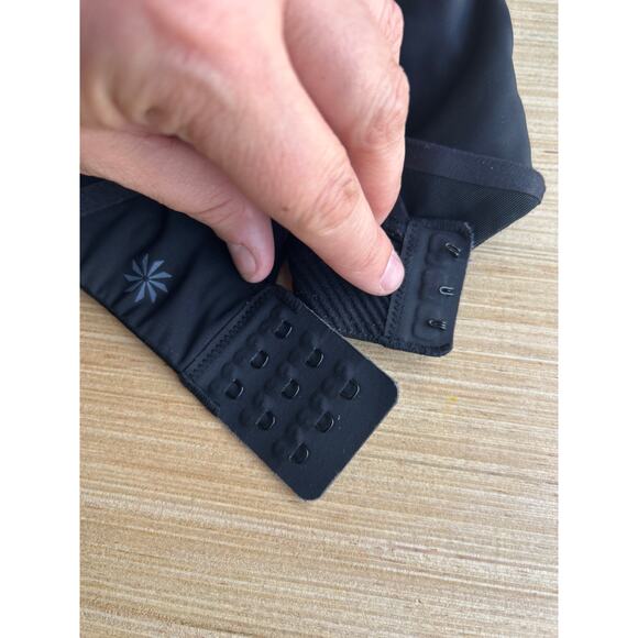 Athleta Bra 38DD Black High Neck Lightly Padded Wireless Adjustable - Picture 4 of 9